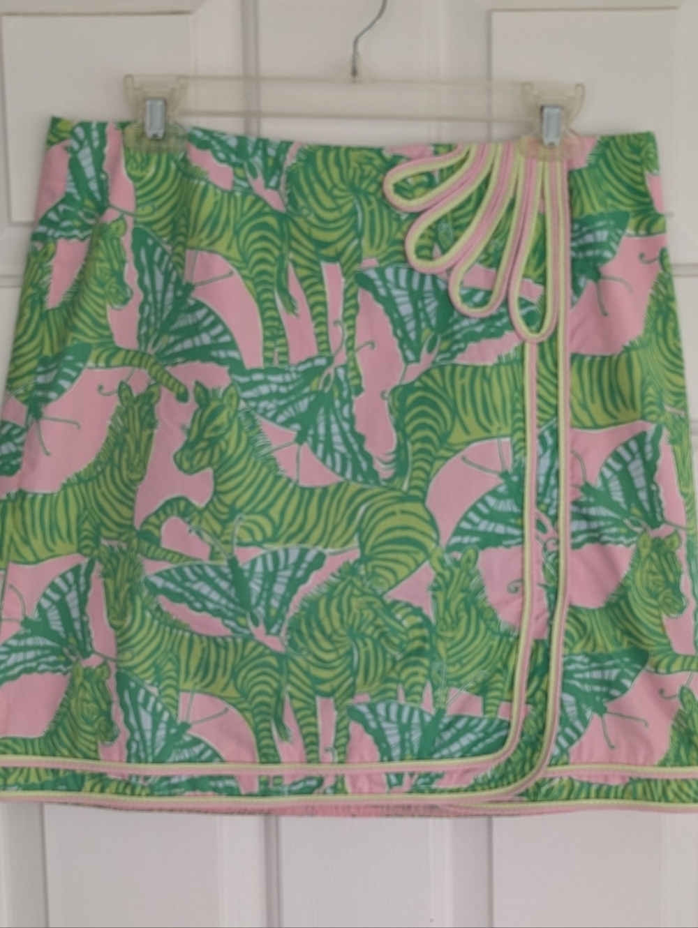 Vintage & Rare Lilly Pulitzer Brazilian Court Zebra And Butterfly Mini Skirt